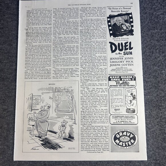 1947 Servel Gas Refrigerators "Stays Silent. Lasts Longer." Vintage Print‎ Ad - Picture 16 of 16